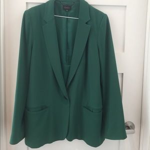 Aritzia T.Babaton Emerald Green Blazer